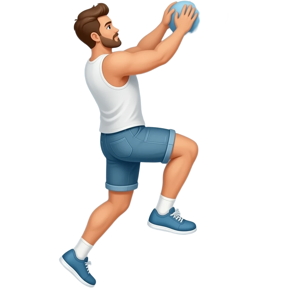 man climbing emoji