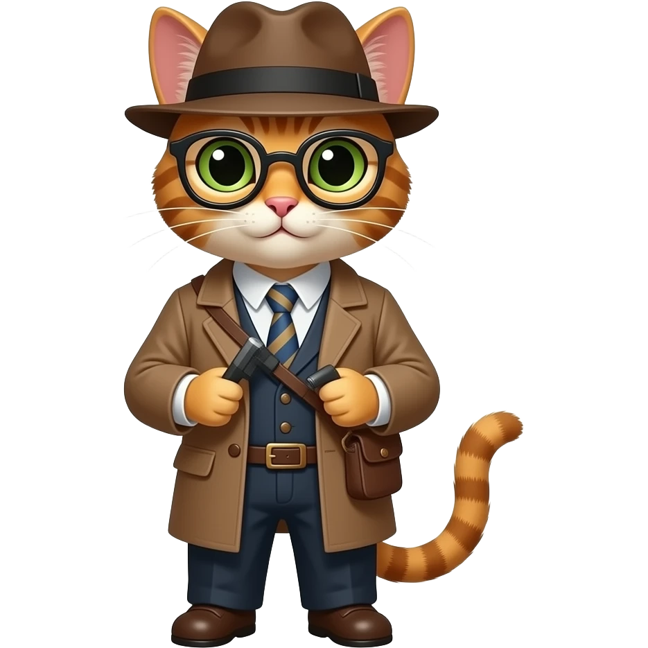 侦探猫 emoji