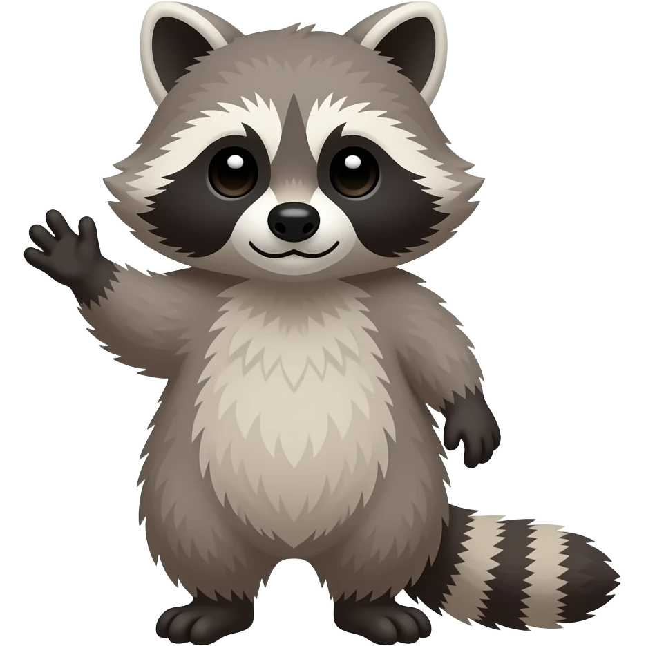 Raccoon emoji