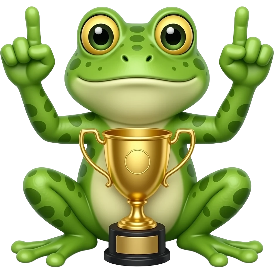 🐸🏆🖕🫸🫷 emoji