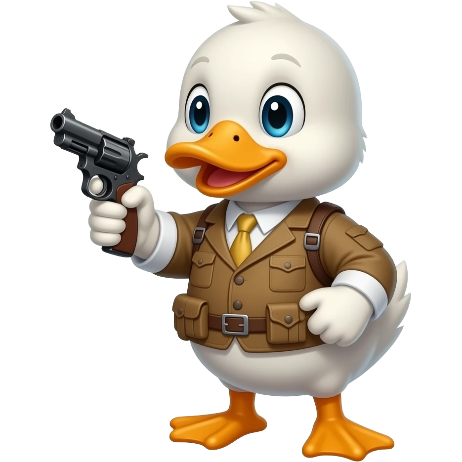 gun Duck emoji