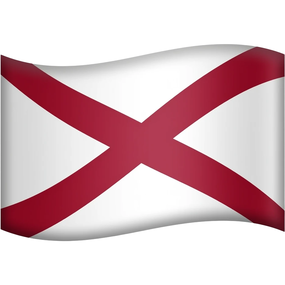 Alabama flag emoji