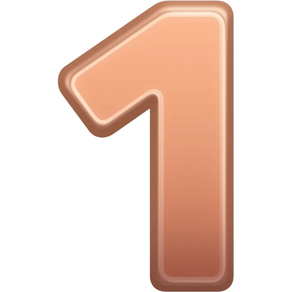 number one emoji