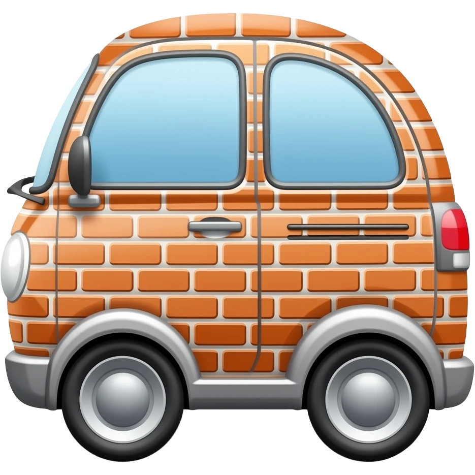 brick car side view emoji