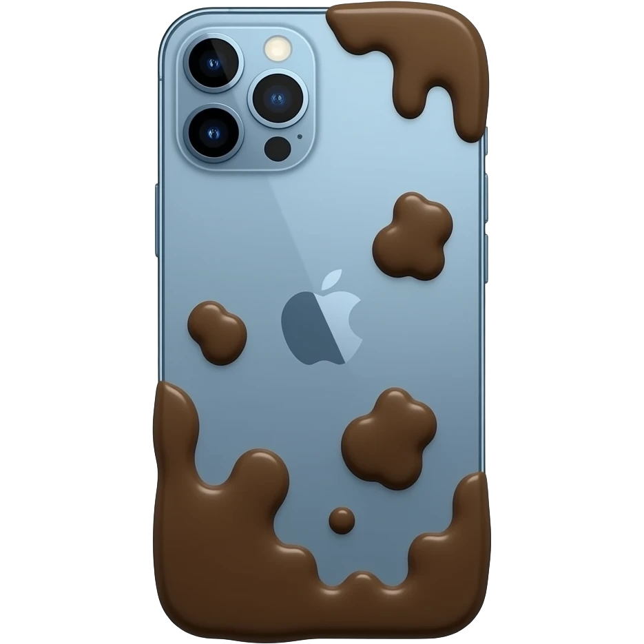 iphone 17 pro covered in shit emoji