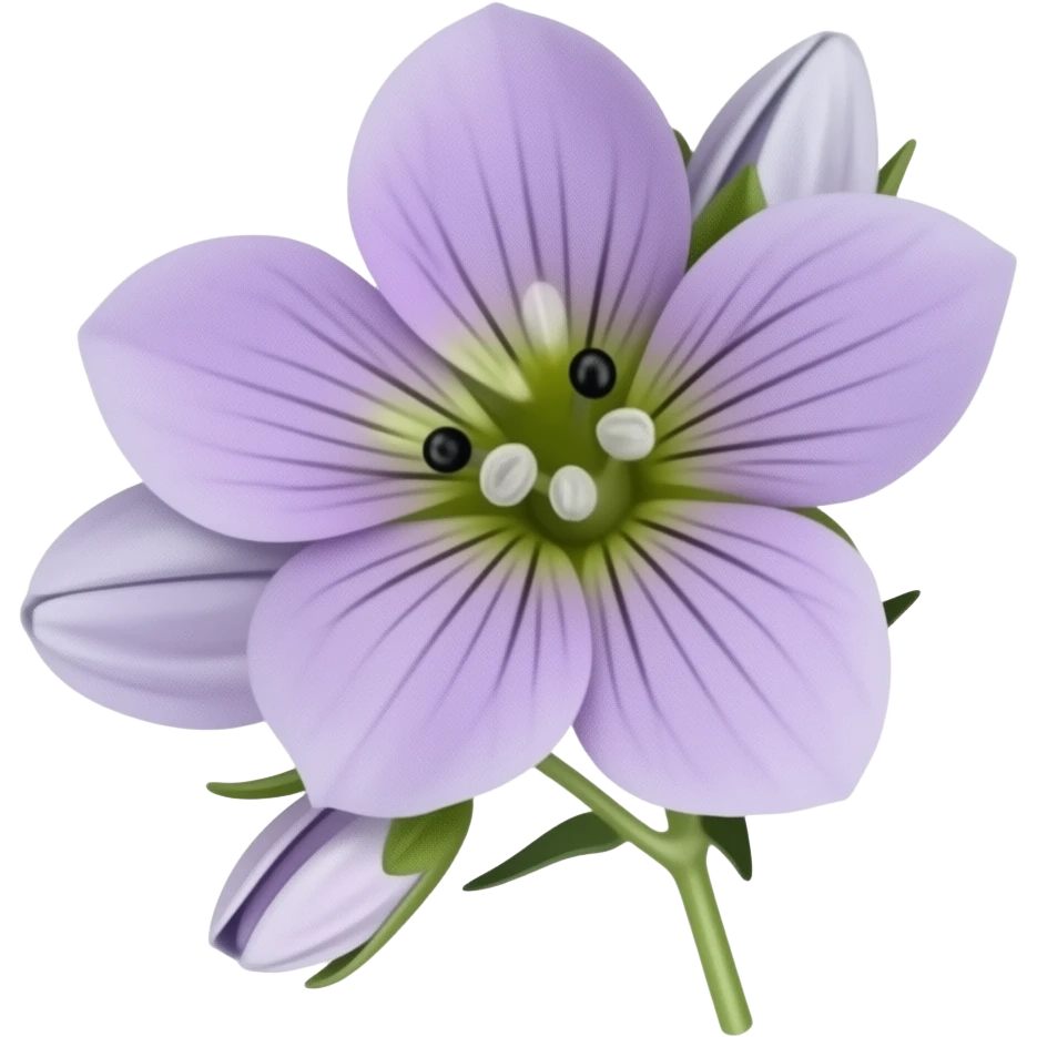 нарисуй цветы asperugo procumbens emoji