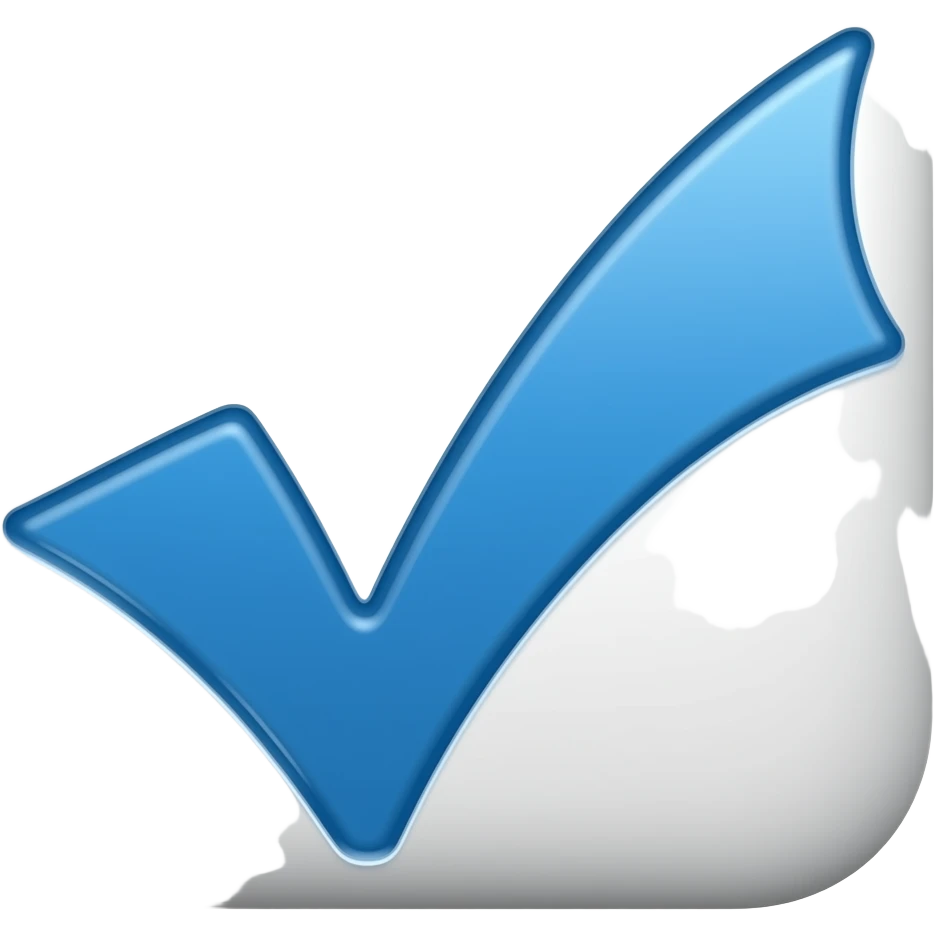 Blauer hacken emoji