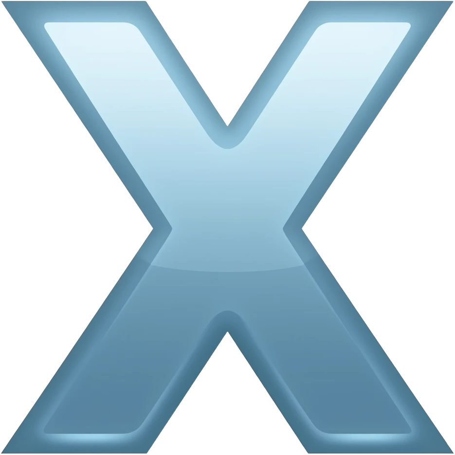 X emoji