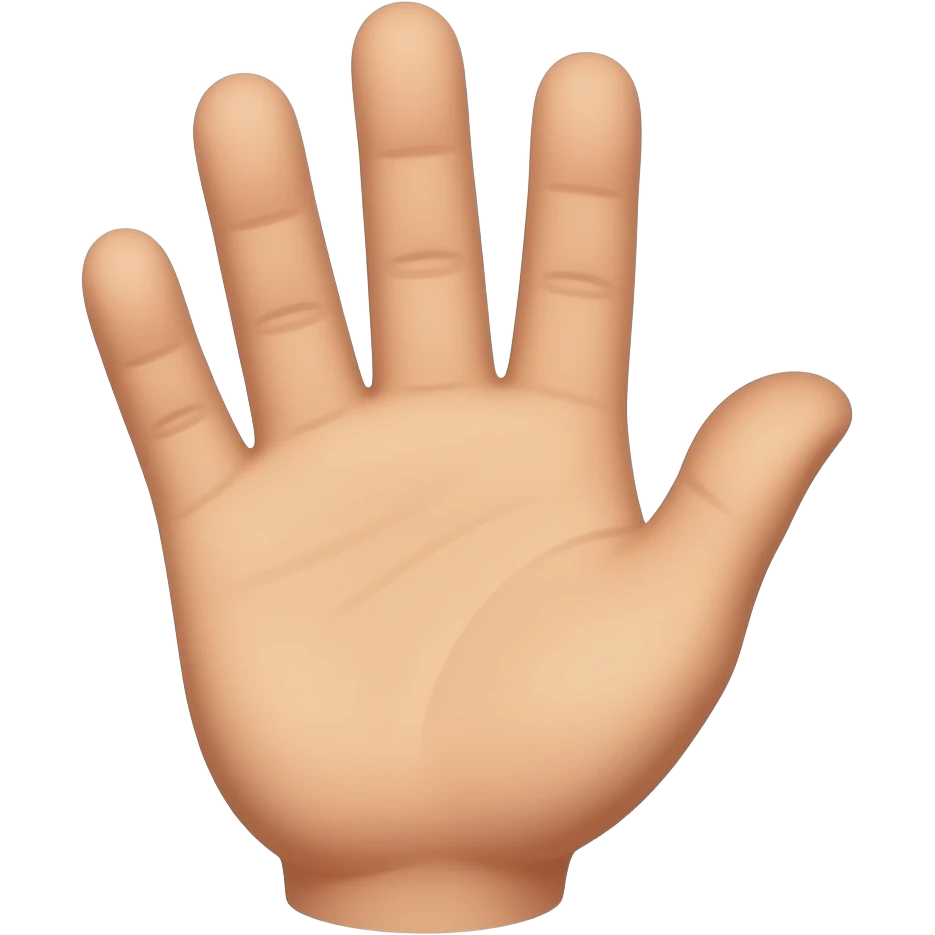 single hand emoji