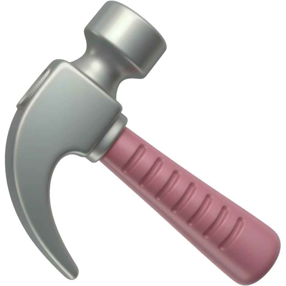 ban hammer in pink emoji