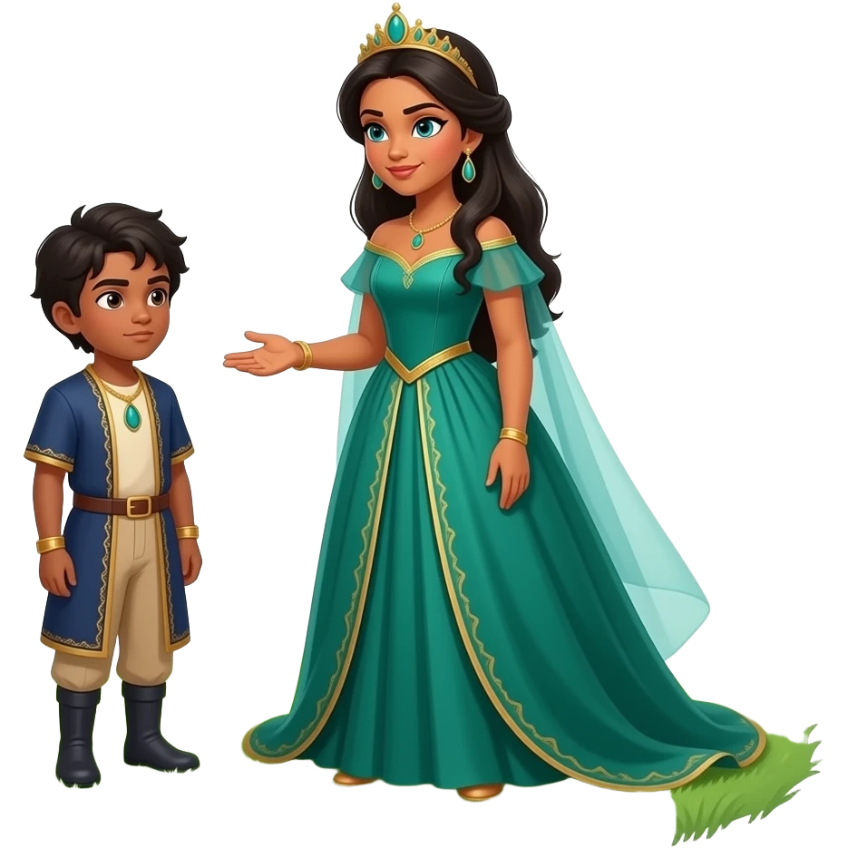 There was a princes named shoba doomaba and she loved grass so one day she told her brother to not be stupid. emoji
