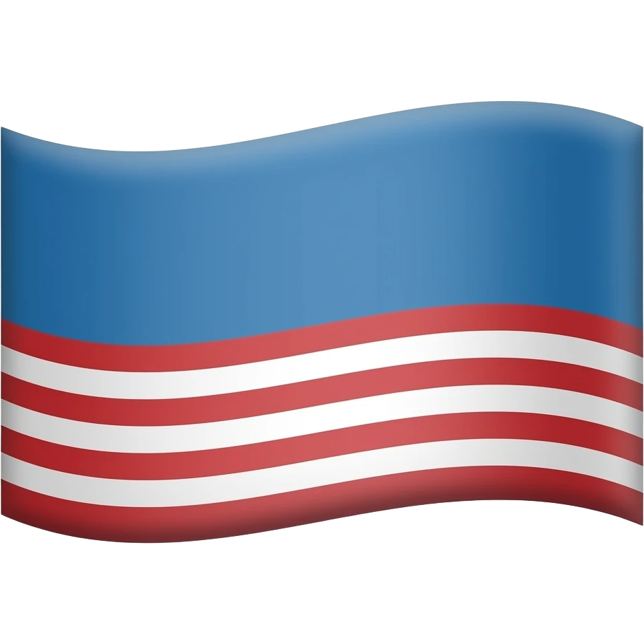 ارسم علم من الفوق ازرق emoji