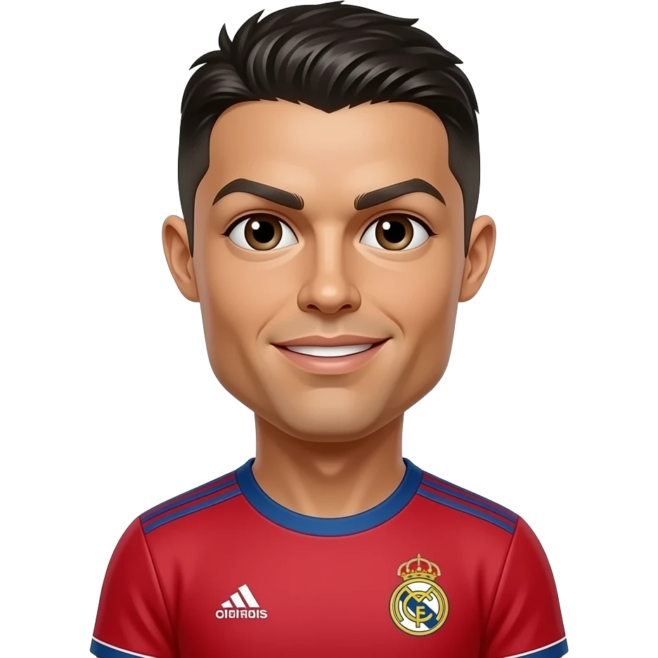 Cr7 red real emoji