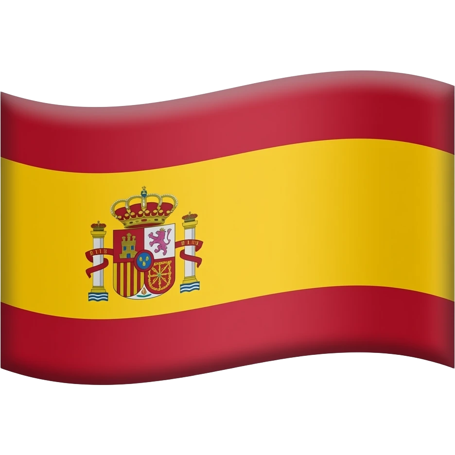 imperio español bandera roja y blanca emoji