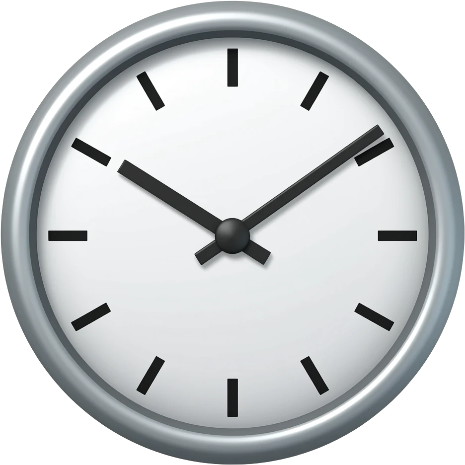 Clock it emoji