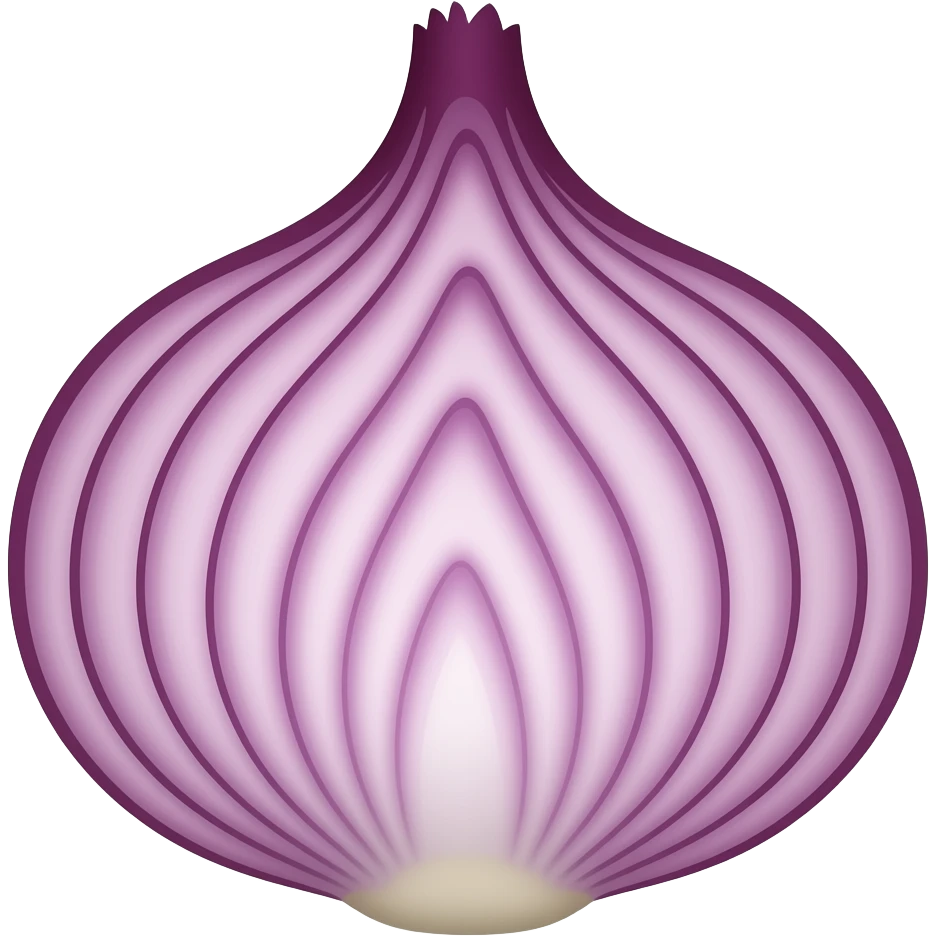 Cebolla morada emoji