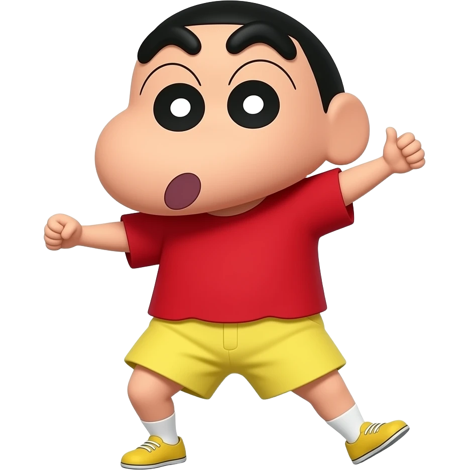 蜡笔小新跳舞 emoji