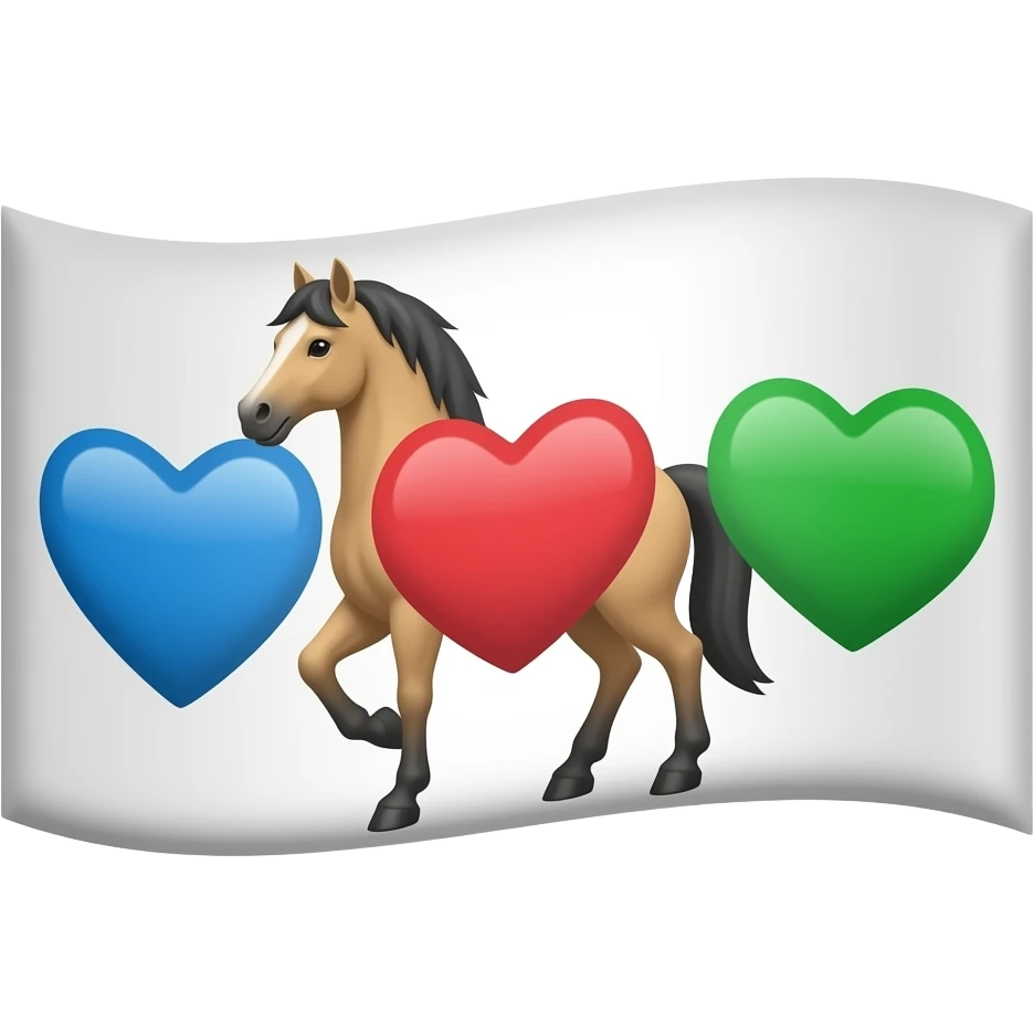 💙🐎❤️💚 flag emoji