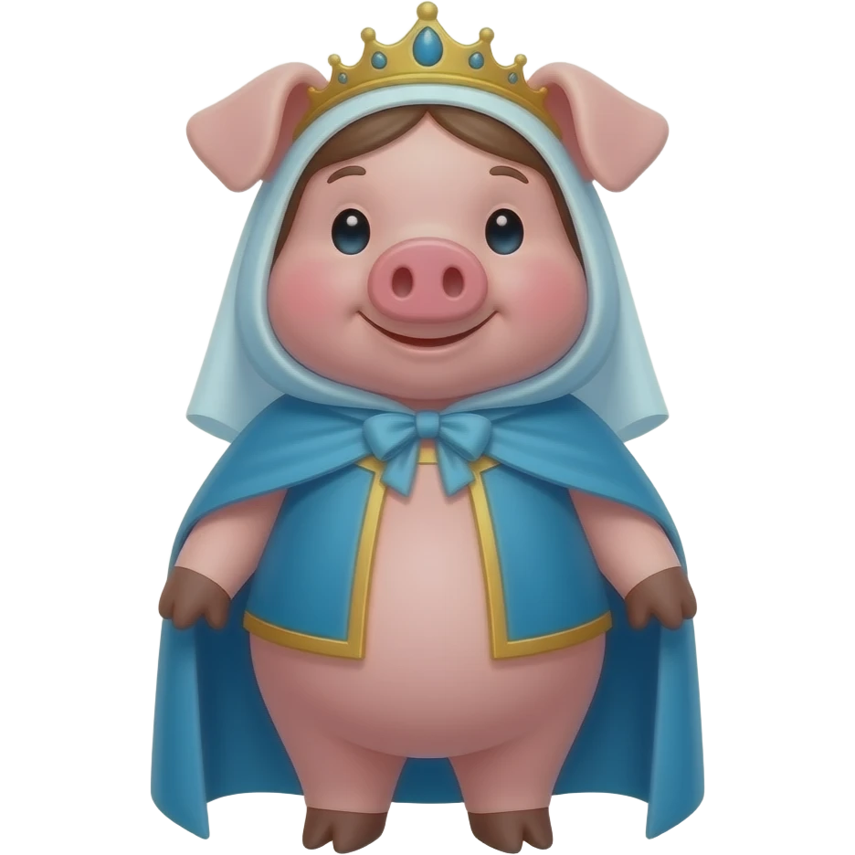 porcella vestita da maria emoji