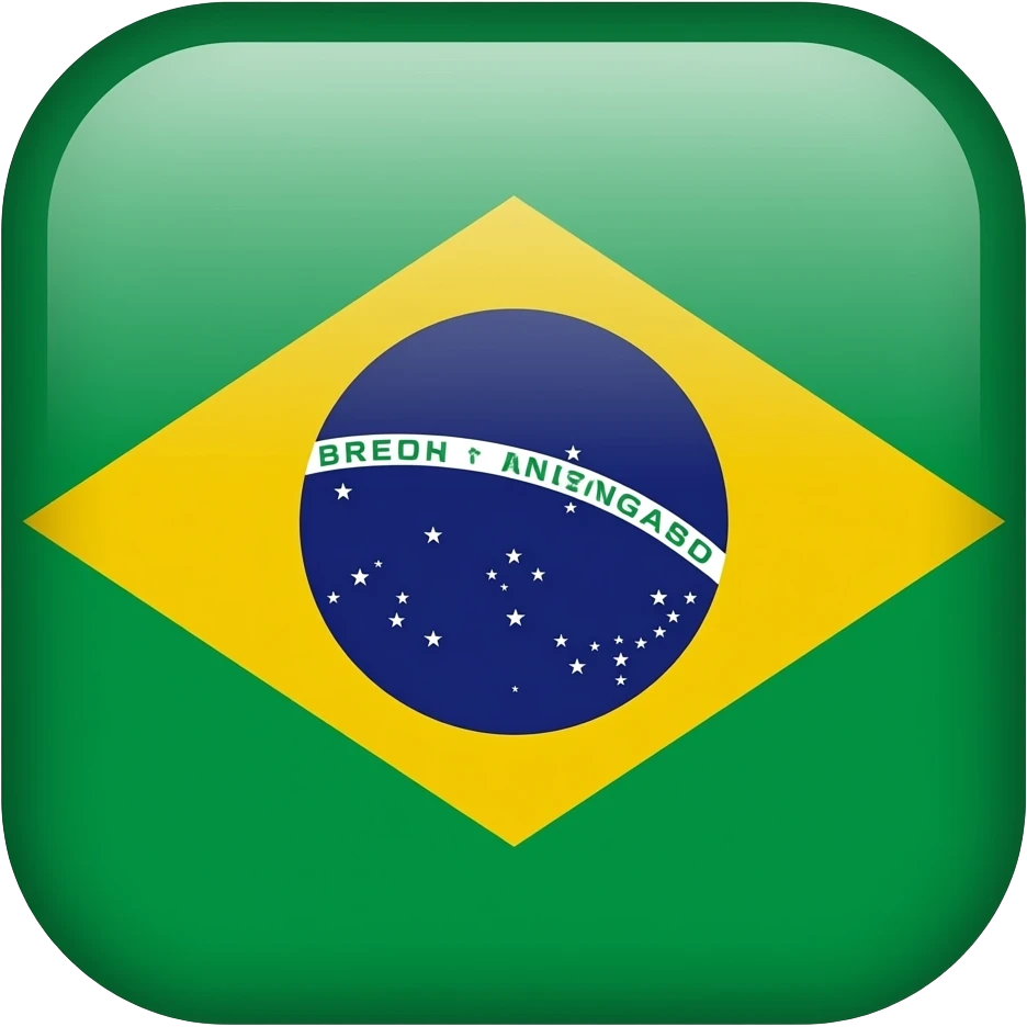blurry brazil flag square emoji