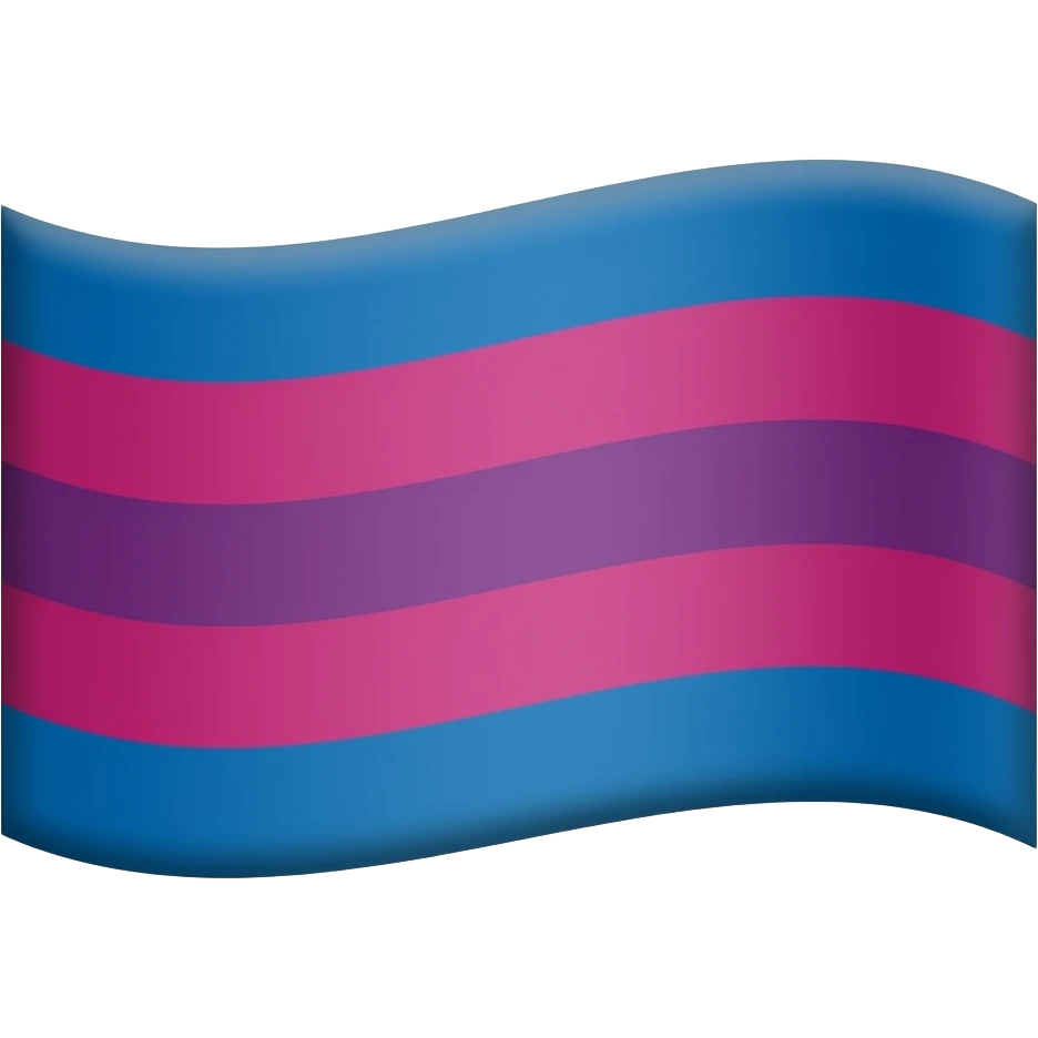 Bisexual flag emoji