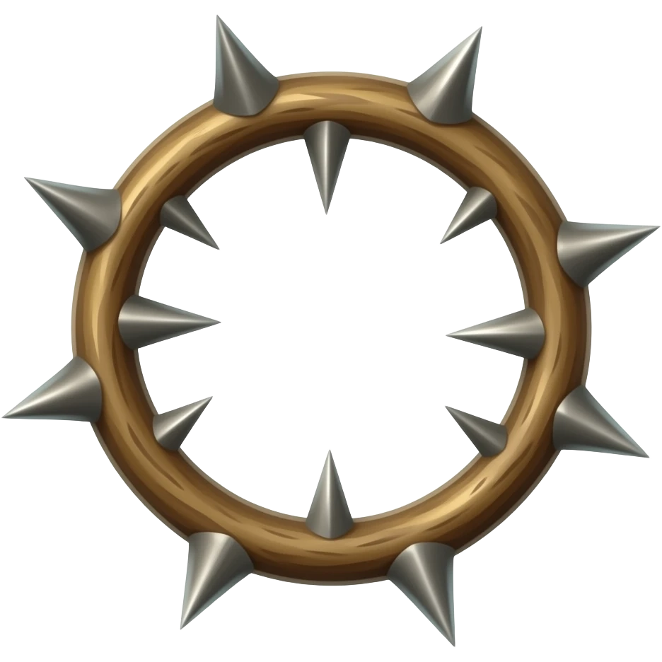 sharp thorns emoji