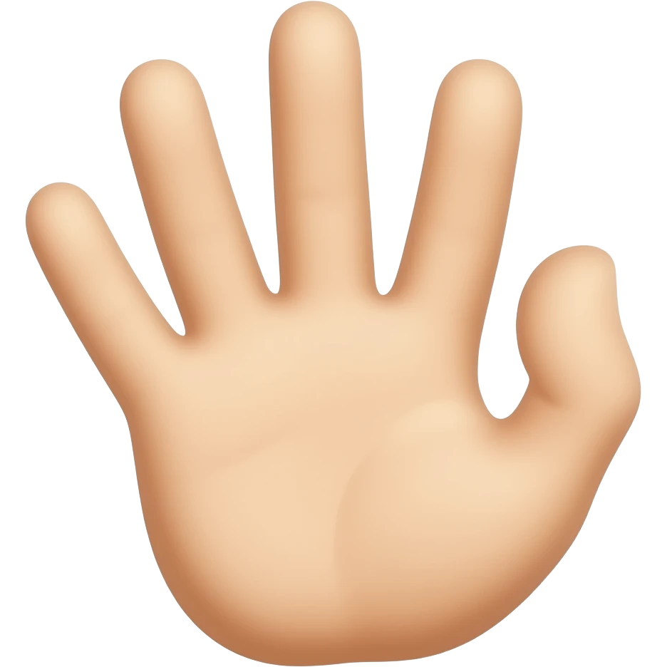 Turn my hand into an emoji make thro up threes with the thumb sticking out emoji