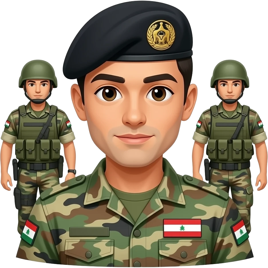 The lebanese forces cross emoji