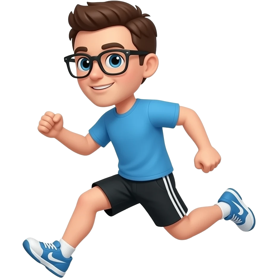 A fusion from this emojis:⚫👁️🏃 emoji