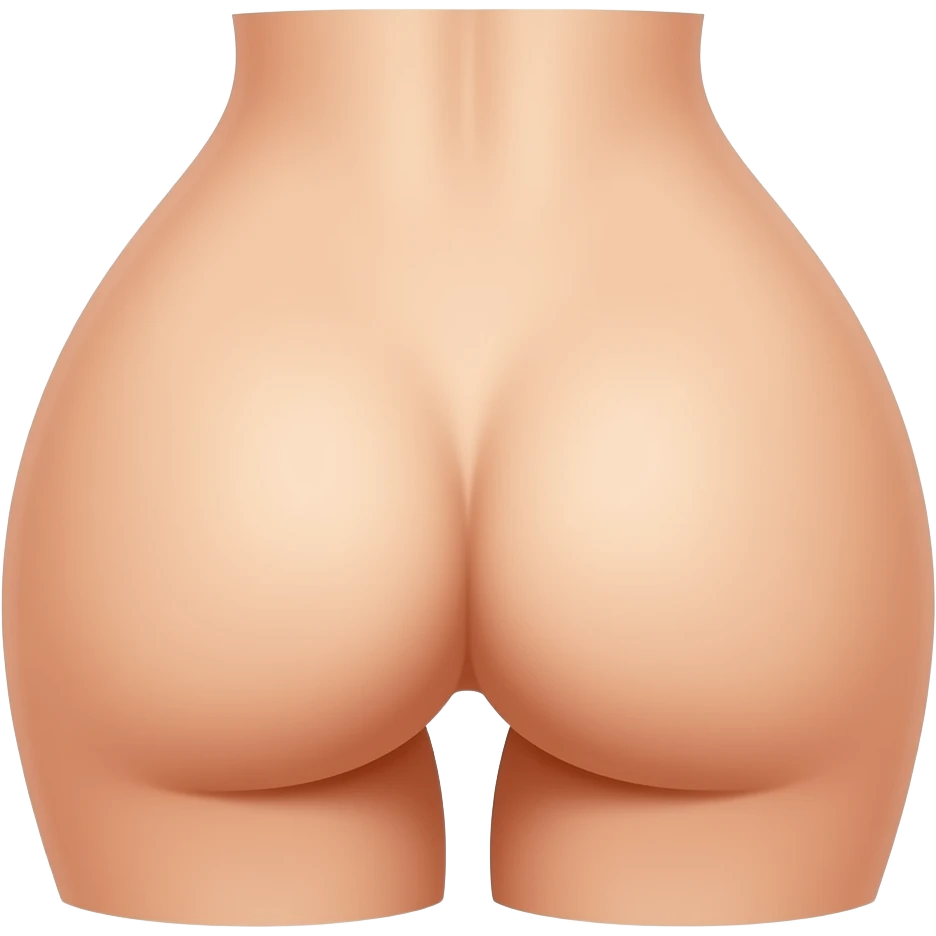 Nude womans butt emoji