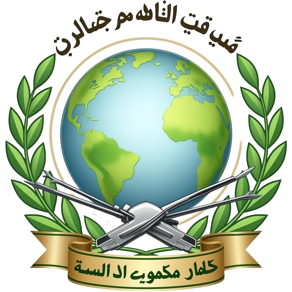 این پرچم شامل چندین نماد دیگر است، یعنی یک کره زمین، یک کتاب، یک تفنگ، و یک شاخه هفت برگ. متن بالای آرم حاوی فإن حزب‌الله هم الغالبون است و به معنای «پس قطعاً حزب خدا پیروز هستند» (قرآن ۵:۵۶)، که اشاره به نام حزب در زیر آرم کلمات المقاومه السلامیه فی اموجی پرچم حزب الله emoji