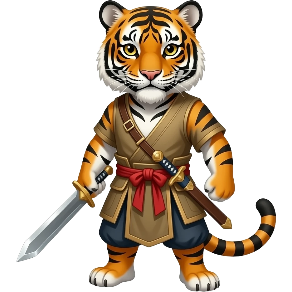 Tiger of the sword emoji