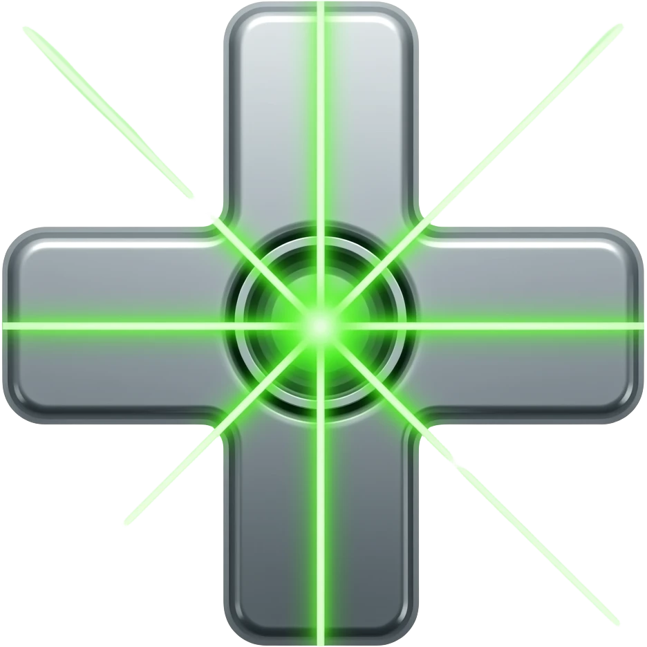laser cross emoji