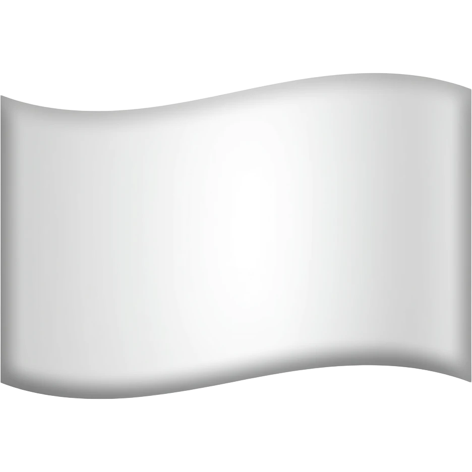 White Rectangle flag emoji