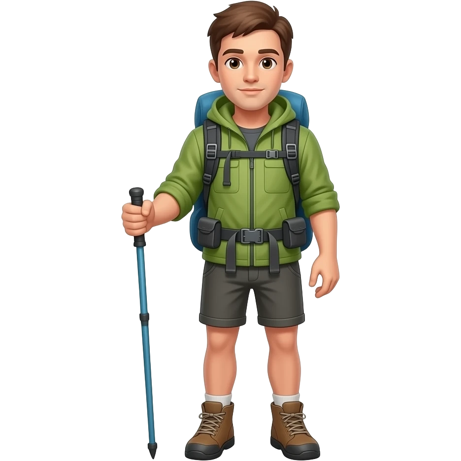 Hiking emoji