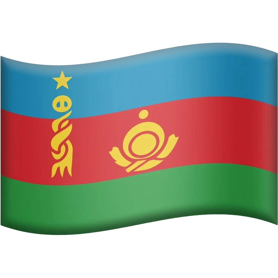 Создай флаг Бурятии в формате эмодзи emoji