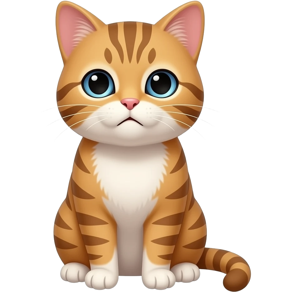 sad cat iphone emoji