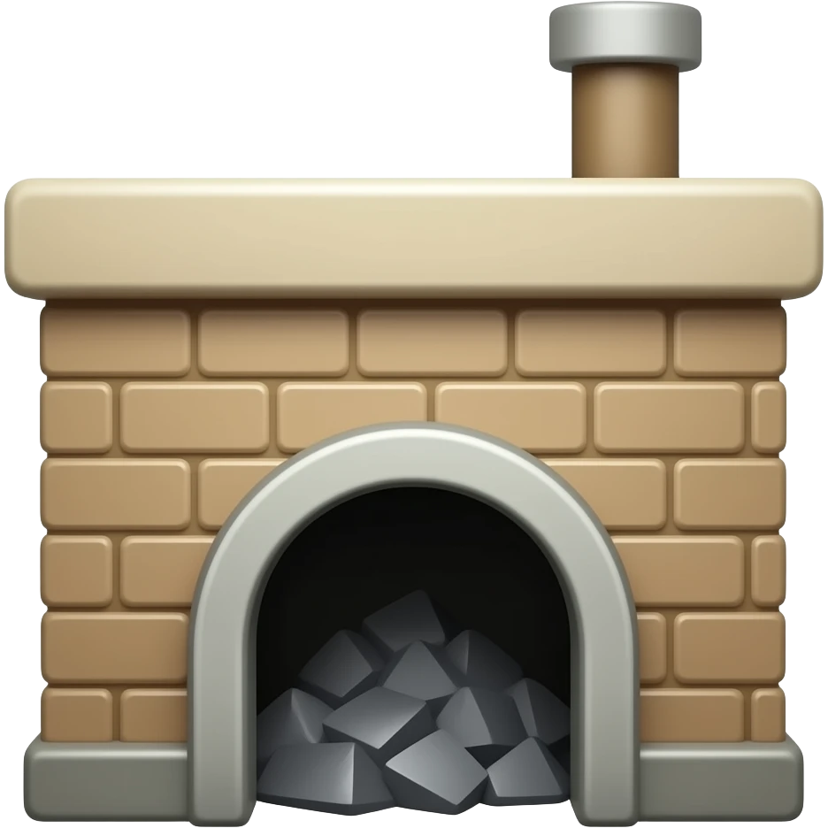 Mine building emoji tile for video game emoji