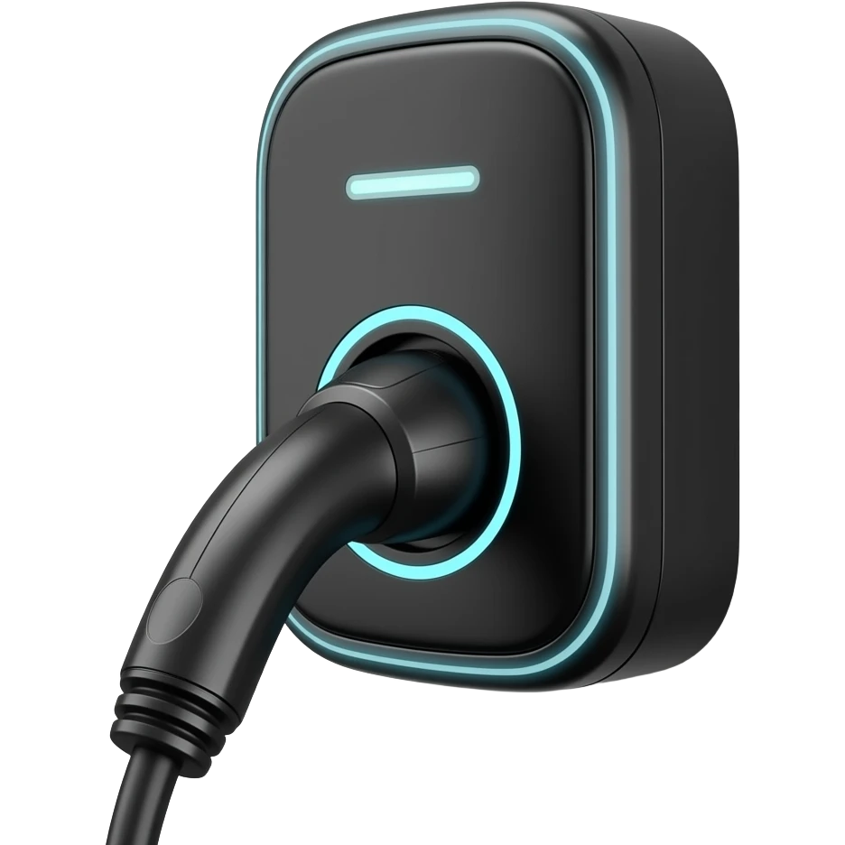 modern EV charger on wall emoji