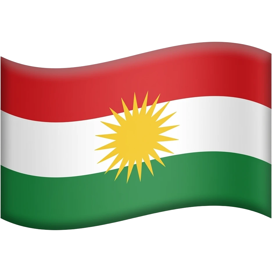 Kurdish flag emoji