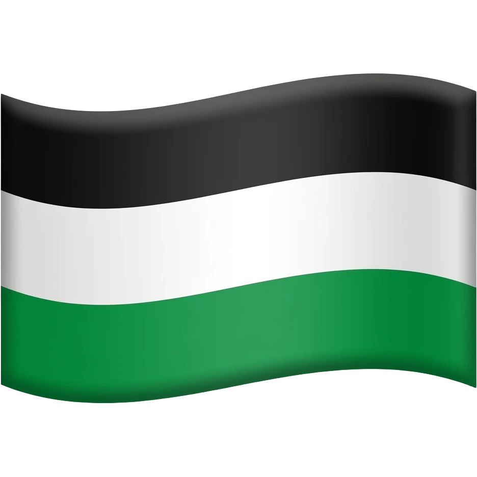 🖤🤍💚 make these flag emoji
