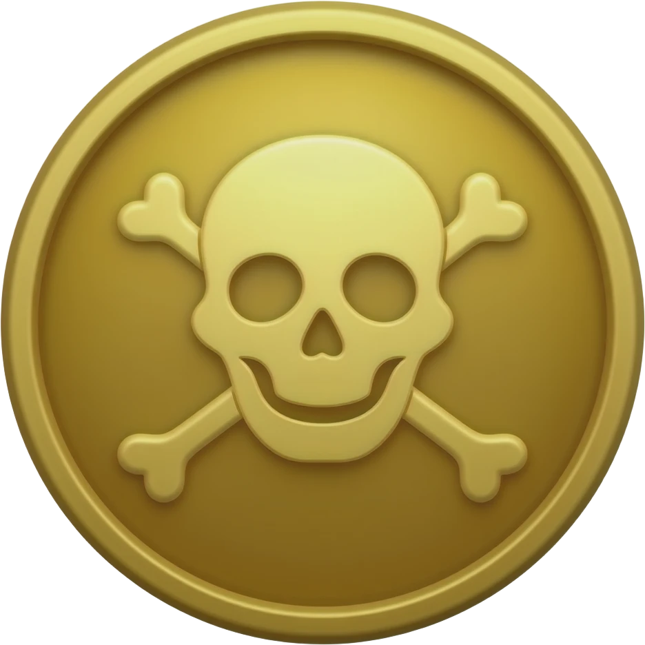 pirate coin emoji