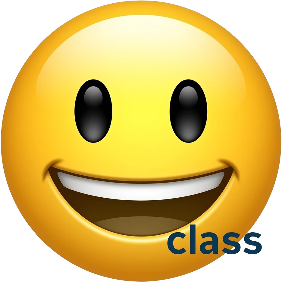 Смайлик "класс". emoji