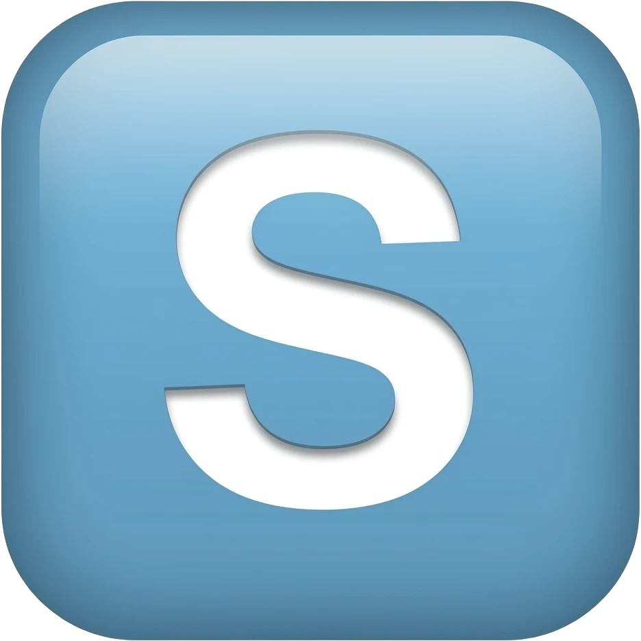 ES Letter inside the square emoji