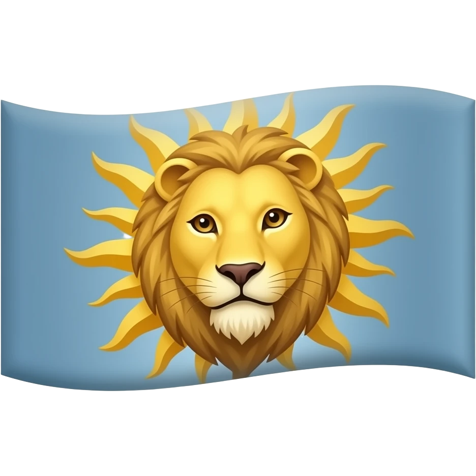 پرچم شیر خورشید emoji