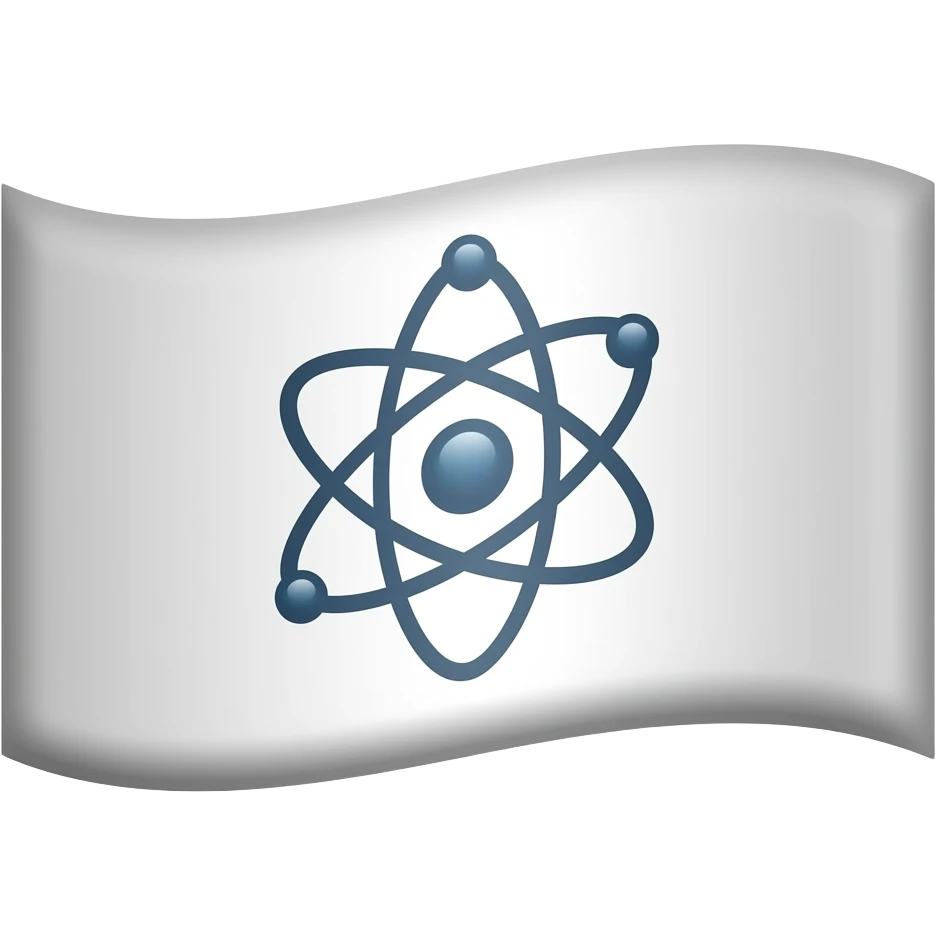Atom flag emoji