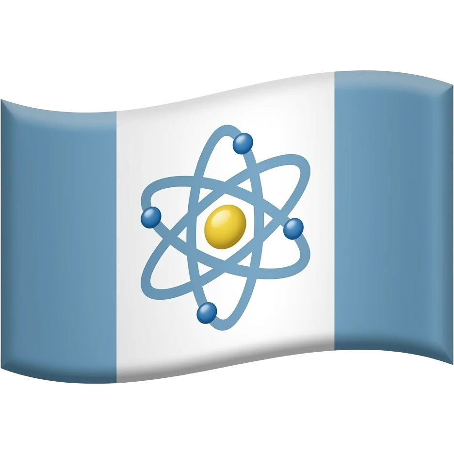 Atom flag emoji