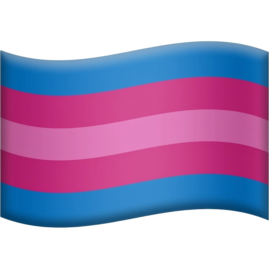 bandera bisexual emoji