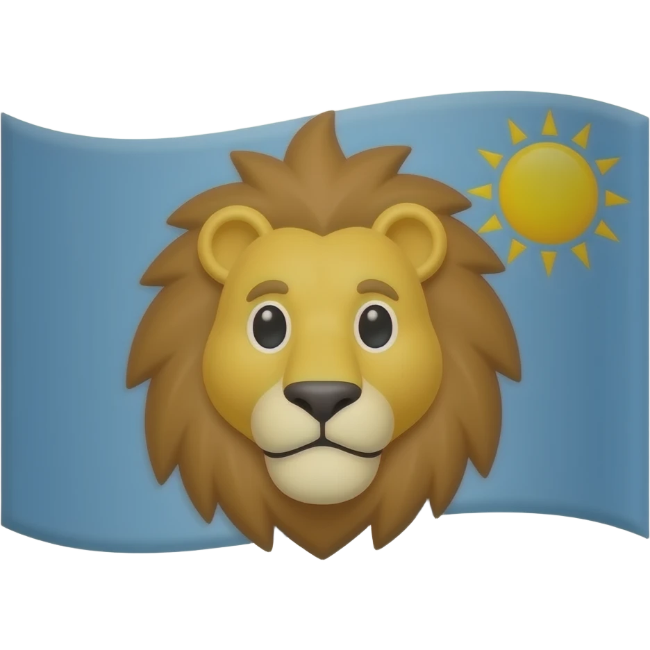 ایموجی پرچم شیر و خورشید برام بساز emoji