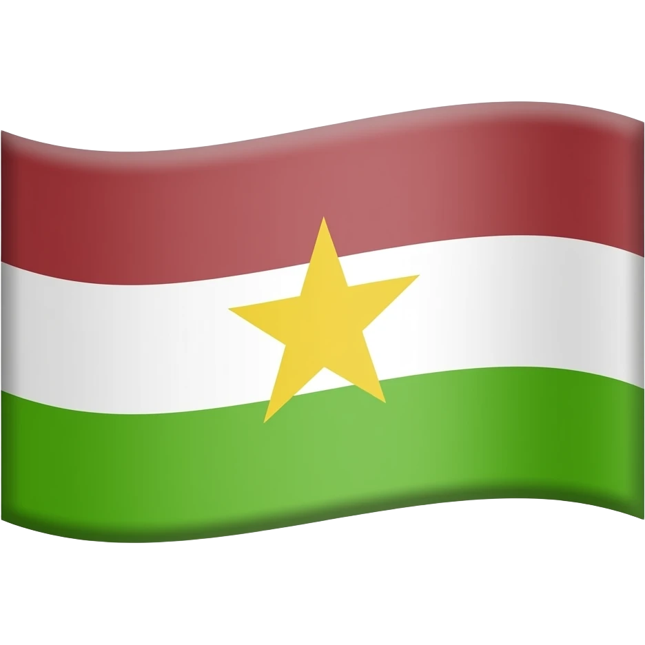 Le drapeau de la guadeloupe. Pas le drapeau colonial mais le vrai drapeau rouge blanc vert avec l’étoile jaune emoji